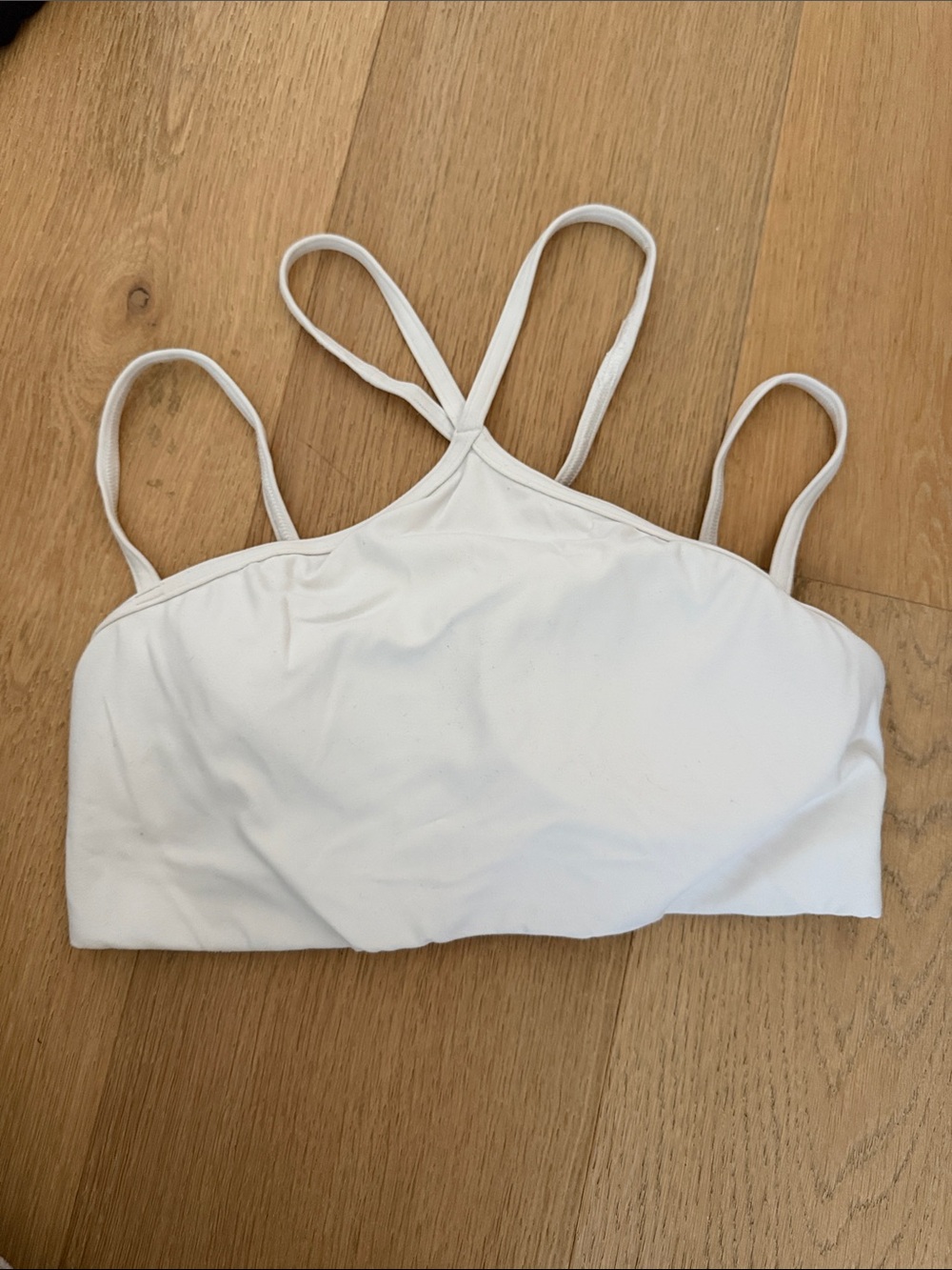 lululemon athletica White Strappy Sports Bra